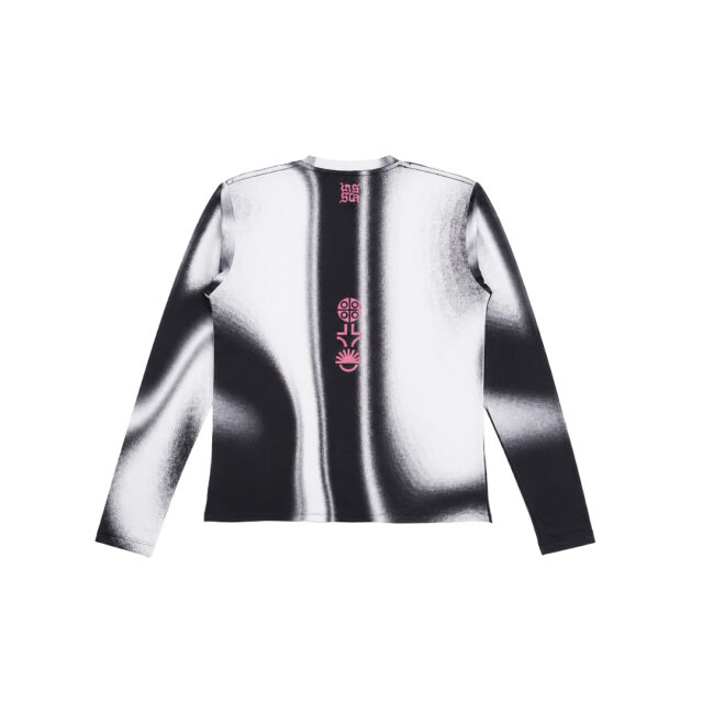 Alternative view of Static Longsleeve Running - Black White Women