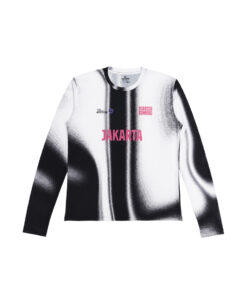 Static Longsleeve Running - Black White Women