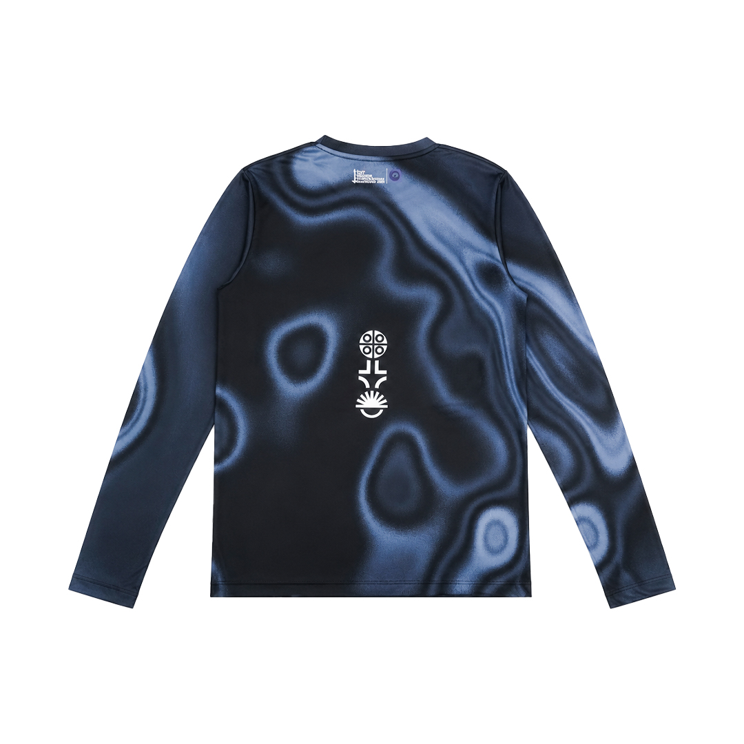 Nebula Longsleeve Running - Black Men - Image 2