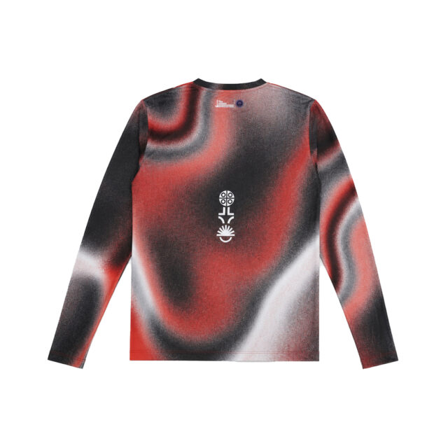 Alternative view of Caddi Longsleeve Running - Red Men