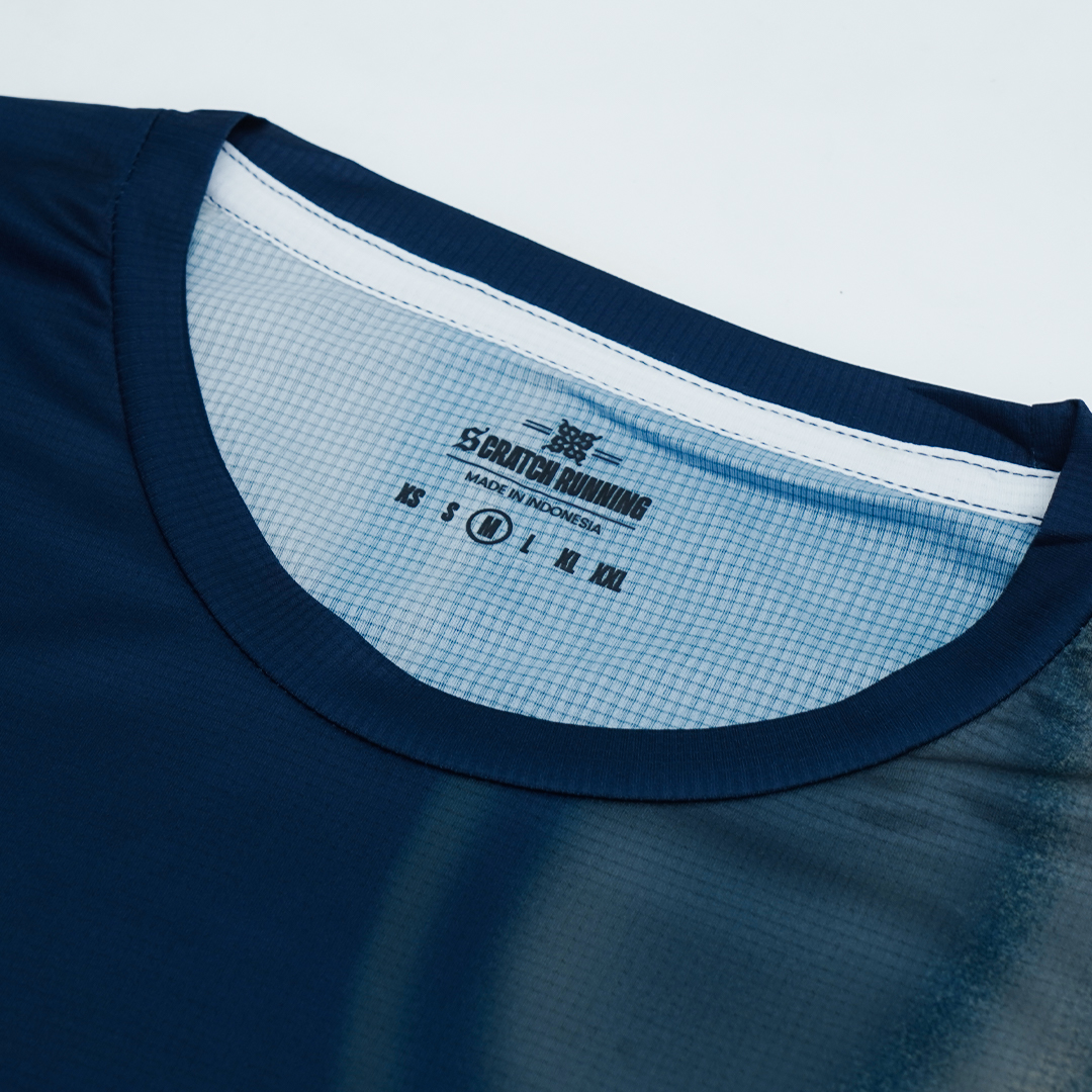 Wave Jogja T-Shirt Running - Navy Men - Image 5