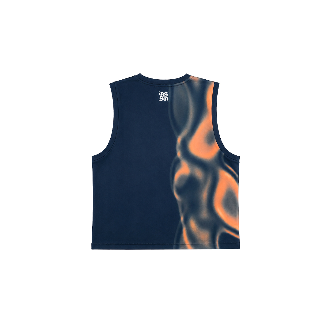 Wave Jogja Crop Tank Running - Navy Women - Image 2