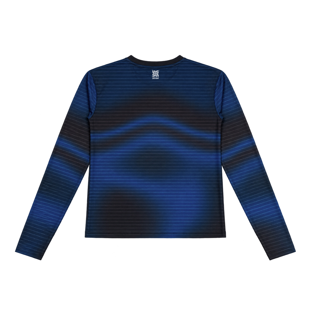 Alternative view of Golden Horizon Longsleeve Running - Navy Women