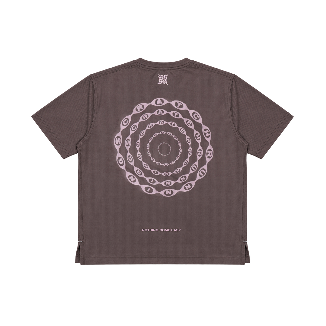 Alternative view of Chained Motion T-Shirt Jersey - Brown Men