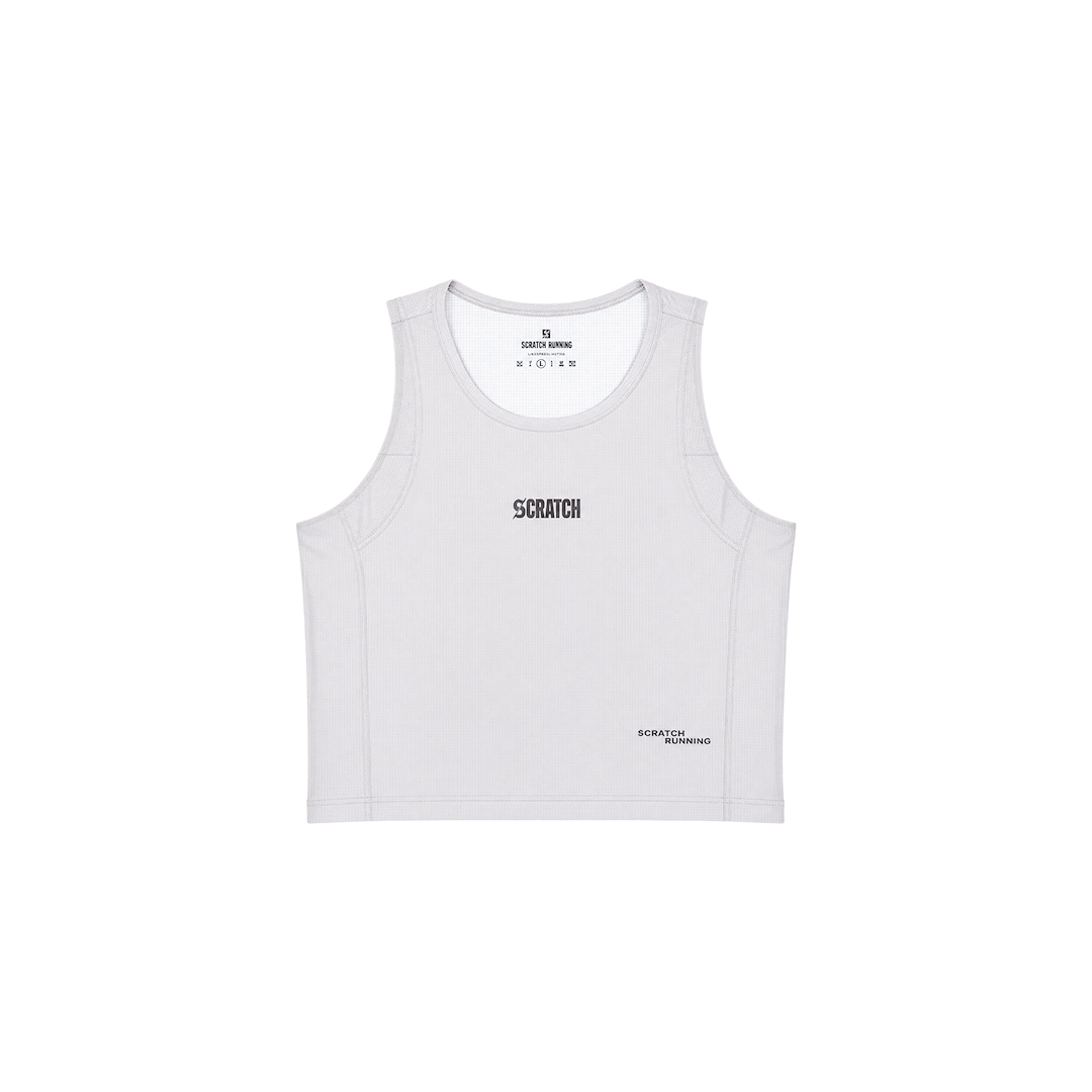 Bitter Miles Crop Tank Jersey - Grey Women