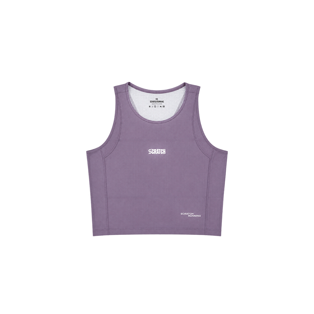 Bitter Miles Crop Tank Jersey - Purple Women