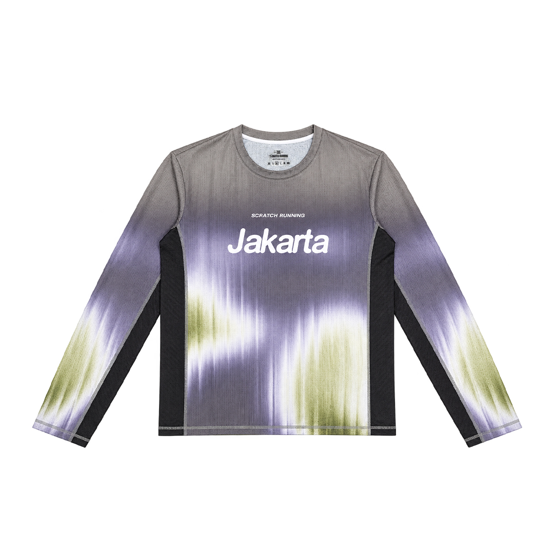 Derau Longsleeve Running - Grey Men