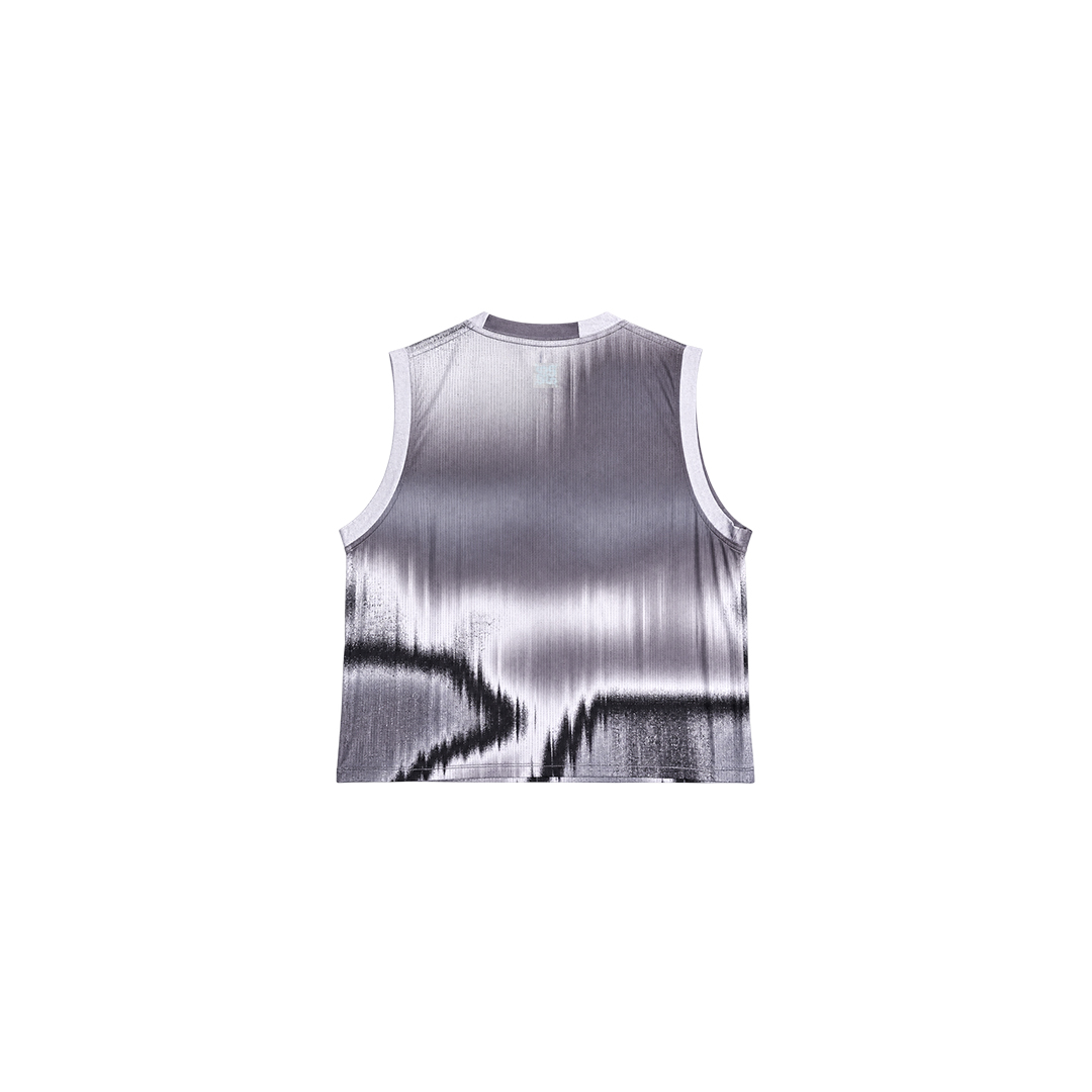 Alternative view of Mercury Crop Tank Jersey - Grey Women